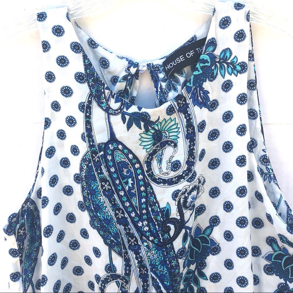 LF House Of Three Fringe Paisley floral romper - Picture 3 of 7